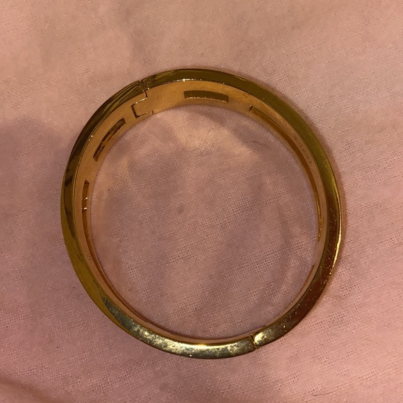 J.Crew BRACELET Yellow Enamel cuff Bangle Bracelet Preppy Minimalist Glamour - Picture 3 of 6